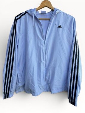 Adidas Originals Lightweight Track Jacket Size Large Blue Women